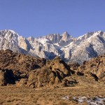 Mt Whitney and the Alabama Hills