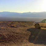 My SUV and easel