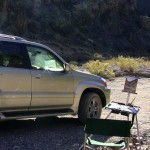 Painting at the entrance to Titus Canyon